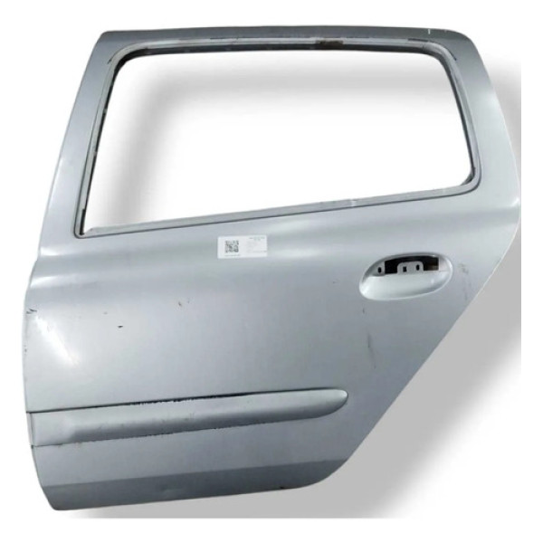 Porta Traseira Esquerda Renault Clio 2005 2006 2007 2008 09 Traseira Esquerda Prateado