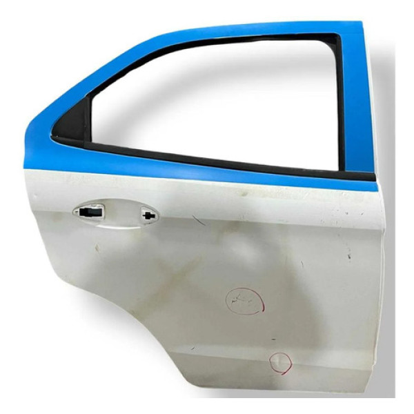 Porta Traseira Direita Ford Ka 2015 2016 A 2021 - C/detalhe Traseira Direita Branco
