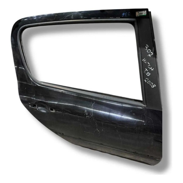 Porta Traseira Direita Peugeot 307 2003 2004 2005 2006 /2012 Traseira Direita Preto