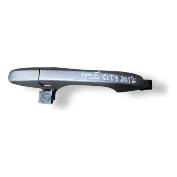 Maçaneta Externa Traseira Esquerda Honda City 1.5 2012/2013 Prateado Traseira