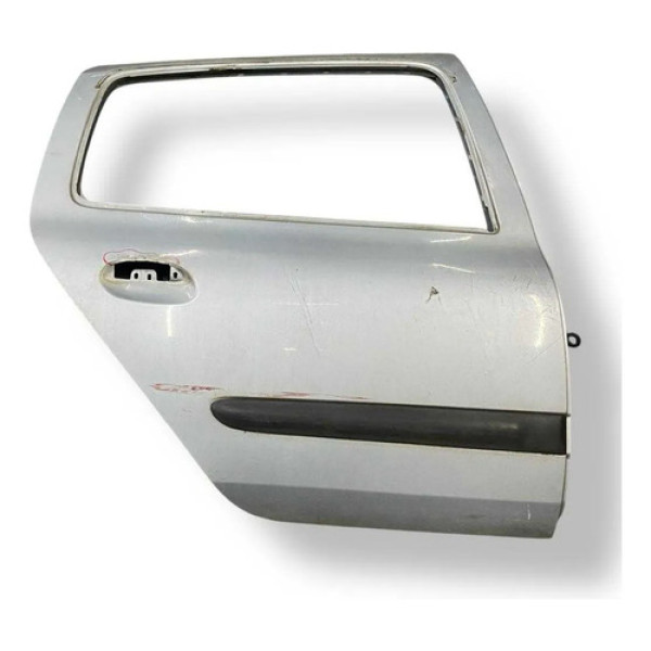 Porta Traseira Direita  Renault Clio Sedan 2007 Com Detalhe Traseira Esquerdo Branco
