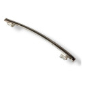 Canaleta Guia Vidro Dianteiro Direito Chevrolet S10 1997 Prateado