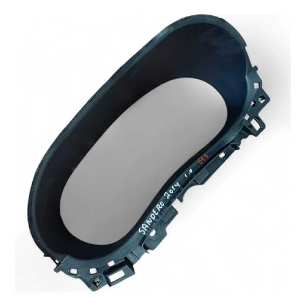  Moldura Painel Instrumento Renault Sandero 2007 A  2014 Cinza