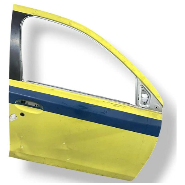 Porta Dianteira Direita Toyota Etios Sedán 2015 2016 Detalhe Dianteira Direita Amarelo