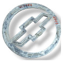 Emblema Tampa Traseira Chevrolet Vectra 1999 2000 2001 2002 Prateado