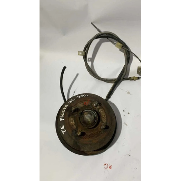 Cubo De Roda Traseira Esquerda Fiesta Gl 1.0 2001