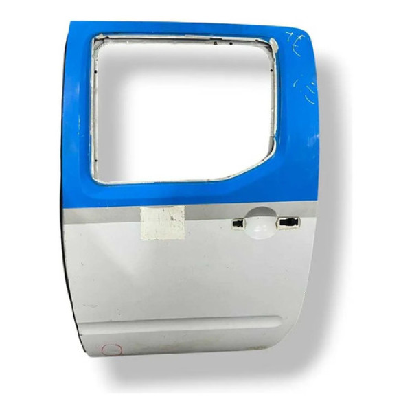 Porta Traseira Esquerda Nissan Frontier 4 X2 2010 11 Detalhe Traseira Esquerdo Azul-celeste