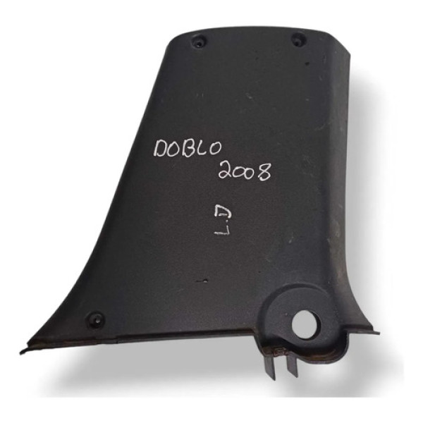 Moldura Coluna Lado Direito Fiat Doblo 2008 2009 7353105260 Preto