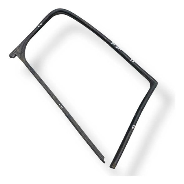 Borracha Vidro Porta Traseira Direita Peugeot 307 2008 2009 Prateado