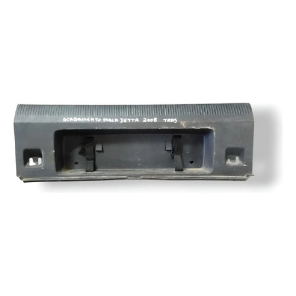 Acabamento Soleira Porta Malas Vw Jetta 2008 2009 1k5863485 Preto