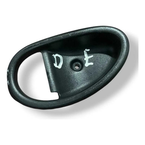Moldura Maçaneta Interna Dianteira Esquerda Fiat Siena 2007 Prateado Dianteira