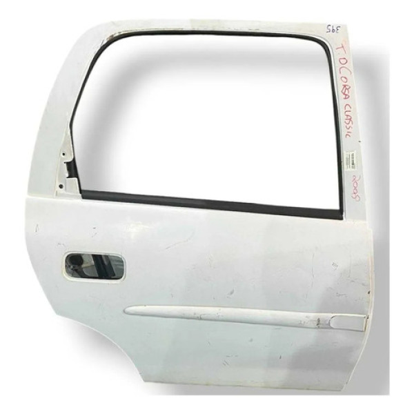 Porta Traseira Direita Gm Corsa Classic 2006 2007 2008 2009 Traseira Direito Branco