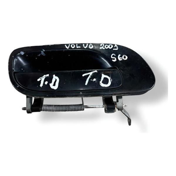 Maçaneta Externa Traseira Direita Volvo S60 2002 2002 2003 Preta Traseira