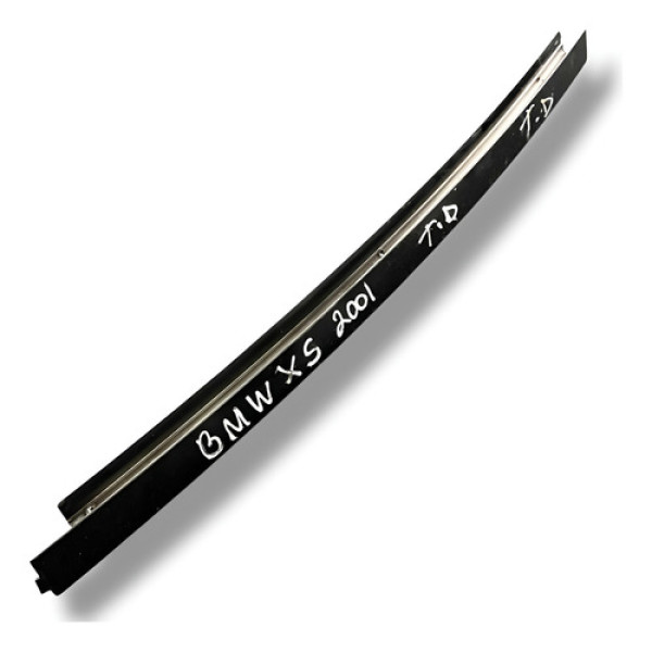 Canaleta Vidro Traseiro Direito Bmw X5 3.0 2000 2001 2002 Preto