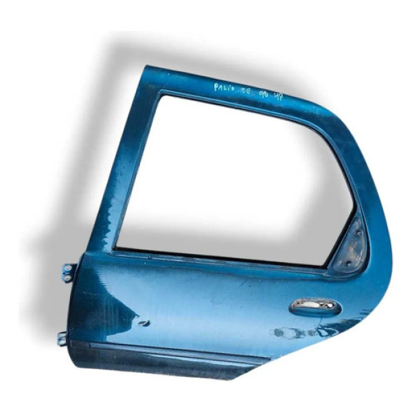 Porta Traseira Esquerda Fiat Palio 4p 1998 1999 2000 2001 Traseira Esquerda Azul