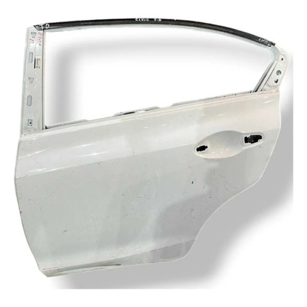 Porta Traseira Direita Honda Civic 2017 2018 A 2021 Detalhe Traseira Direito Branco