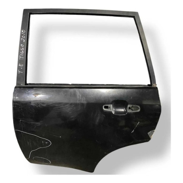 Porta Traseira Esquerda Chery Tiggo 2 1.5 2010/2011 Detalhe Traseira Esquerdo Preto