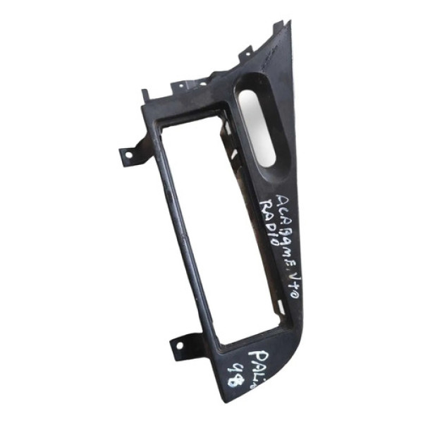 Moldura Central Painel Radio Fiat Palio 1998/1999 714197000 Preto