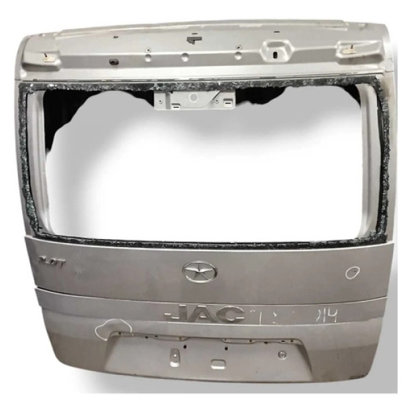 Tampa Traseira Jac T8 2012 2013 2014 2015 2016 2017 Detalhe Prata