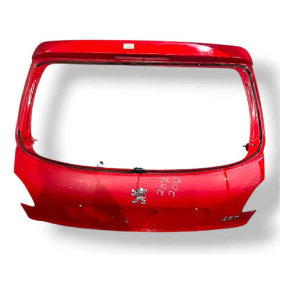 Tampa Traseira Porta Malas Peugeot 207 2008 2009 2010 A 2016 Vermelho