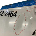 Tampa Traseira Caçamba Porta Malas Chevrolet S10 2014 A 2016 Branco