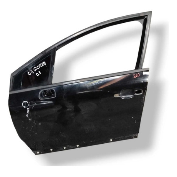 Porta Dianteira Esquerda Citroen C4 - 2009 2010 2011 2012 Dianteira Esquerdo Vermelho