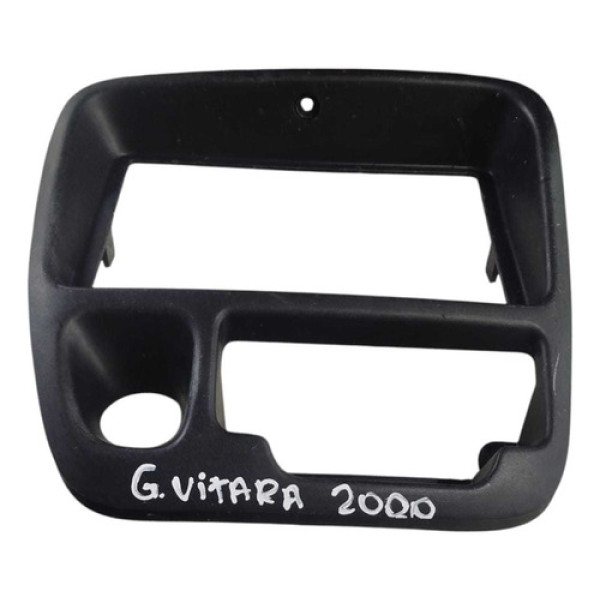 Moldura Central Painel Radio Suzuki Grand Vitara 2000/2009 Preto
