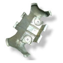 Suporte Maçaneta Traseira Esquerda Gm Corsa Classic 2011 Prateado Traseira