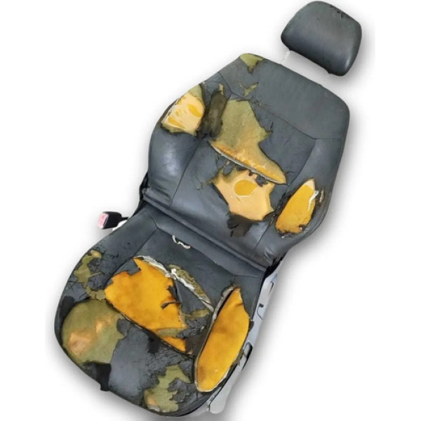 Banco Carcaça Dianteira Esquerda Chevrolet Vectra 2006 2007 Preto