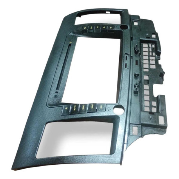 Moldura Painel Central Mitsubishi Lancer 2011 2012 Detalhe Preto Listras
