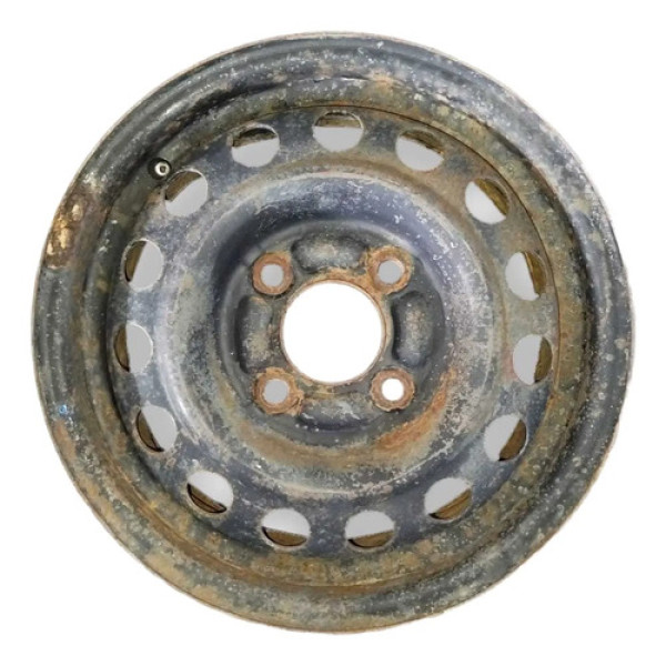 Roda Ferro Avulsa Aro 14 Toyota Corolla Etios / 4 Furos Prateado