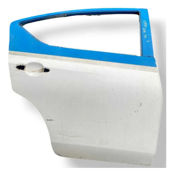 Porta Traseira Direita Nissan Versa 2014 2015 Com Detalhe Traseira Direito Branco