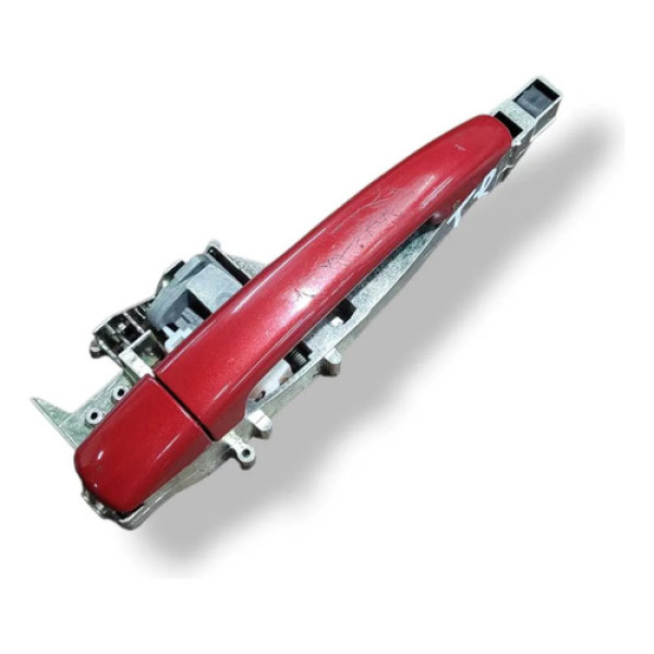 Maçaneta Externa Traseira Direita Citroën C3 2015 9670931980 Vermelho Traseira