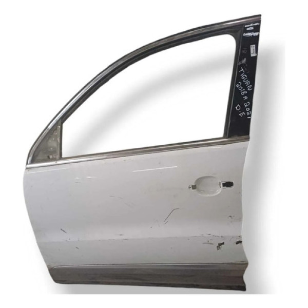 Porta Dianteira Esquerda Volkswagen Tiguan 2018 2019 A 2021 Dianteira Esquerdo Prateado