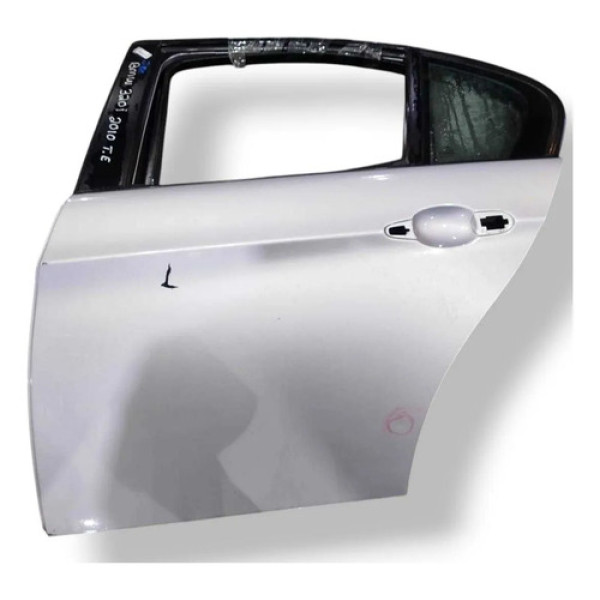 Porta Traseira Esquerda Bmw 320i 2005 2006 A 2012 Detalhe Traseira Esquerdo Prateado
