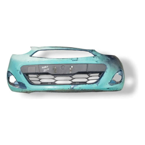 Parachoque Dianteiro Nissan March 2016 2017 2018 920229lh0h Azul