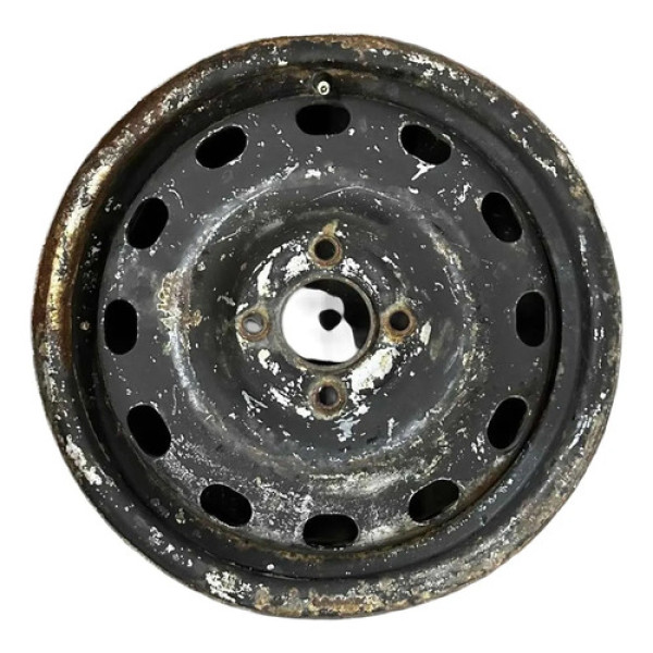 Roda Ferro Avulsa Aro 15 Ford Fiesta 4 Furos Preto