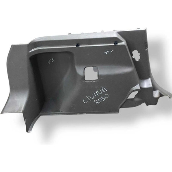 Acabamento Porta Malas Esq Nissan Livina 2010 84951az60a Preto