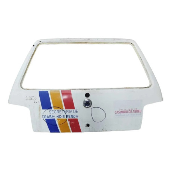 Tampa Traseira 1.0  Fiat Uno Mille 2007 2008 2009 Detalhe Branco