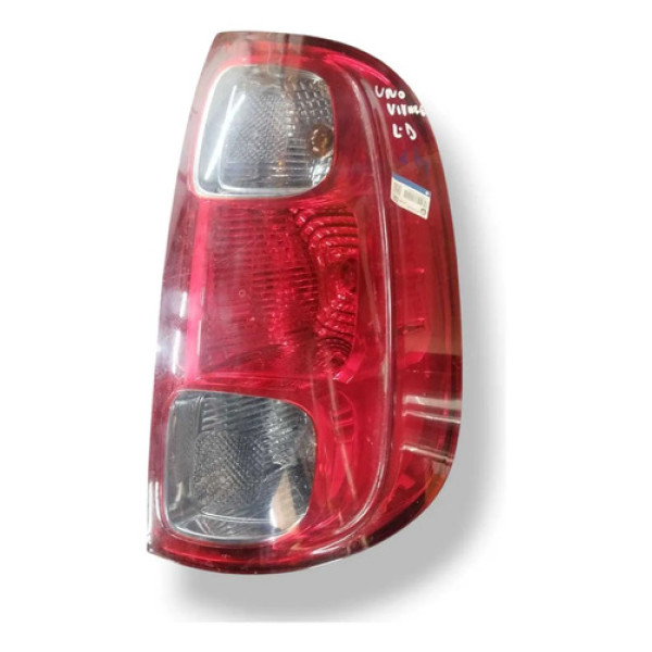 Lanterna Traseira Direita Fiat Uno Vivace 2011/2012/2013 Direito/passageiro Vermelho