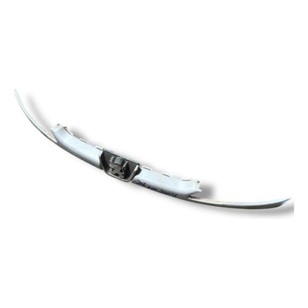 Moldura Grade Parachoque Peugeot 2004 2005 2006 9628691277 Cinza Esquerdo