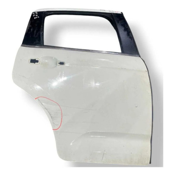 Porta Traseira Direita Citroen C3 2014 2015 2016 C/detalhe Traseira Direito Branco