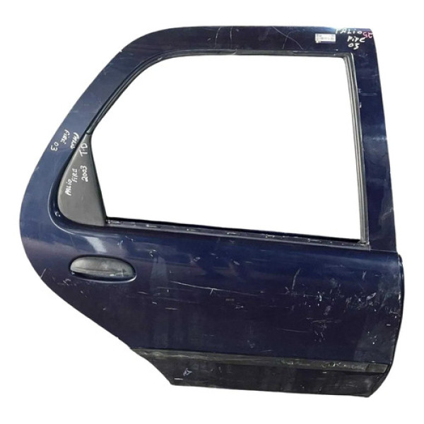 Porta Traseira Direita Fiat Palio Fire 1999 2000 2001 A 2003 Traseira Direita Preto