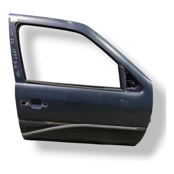Porta Dianteira Lado Direito Volkswagen Gol G2 1995 1999 Dianteira Direita Cinza