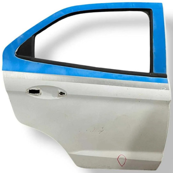 Porta Traseira Direita Ford Ka 2015 2016 2017/2021 - Detalhe Traseira Direita Branco