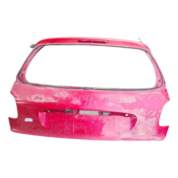 Tampa Traseira Porta Malas Peugeot 206 1.4 8v 2002 2003 2004 Vermelho