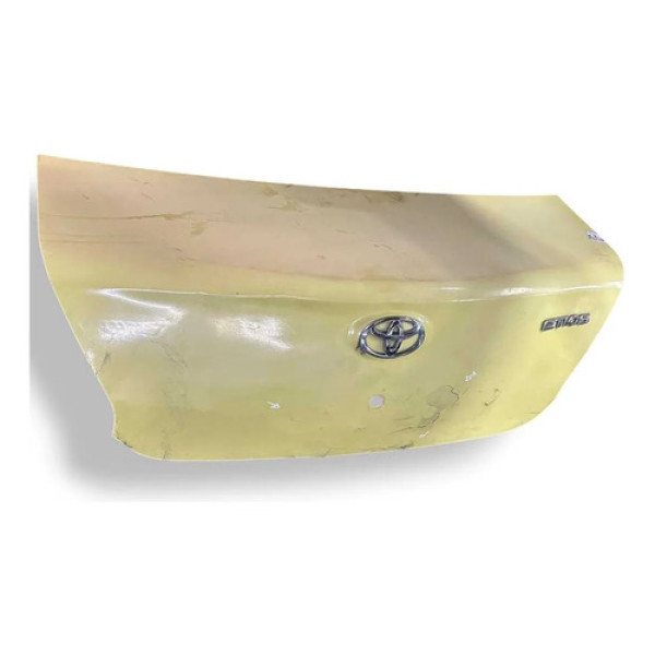 Tampa Traseira Porta Malas Toyota Etios 2015 2016 Detalhe Amarelo