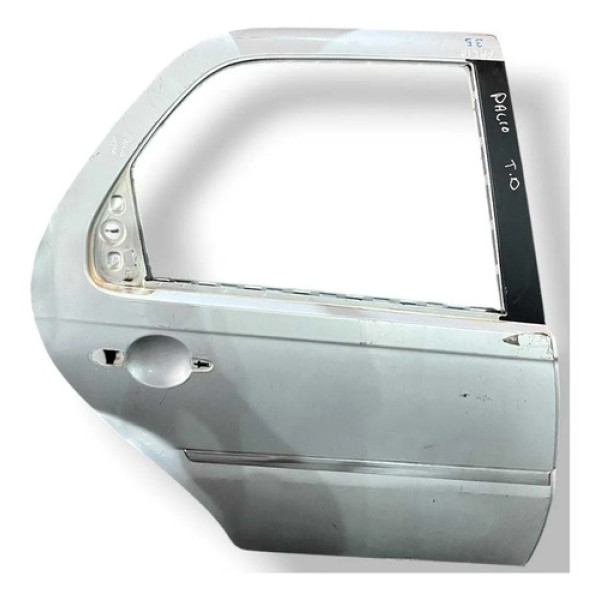 Porta Traseira Direita Fiat Palio 2008 2009 2010 2011 2012 Traseira Direito Prateado
