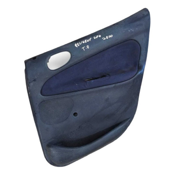 Forro Porta Traseira Direita Peugeot 206 2000 - 9629330677