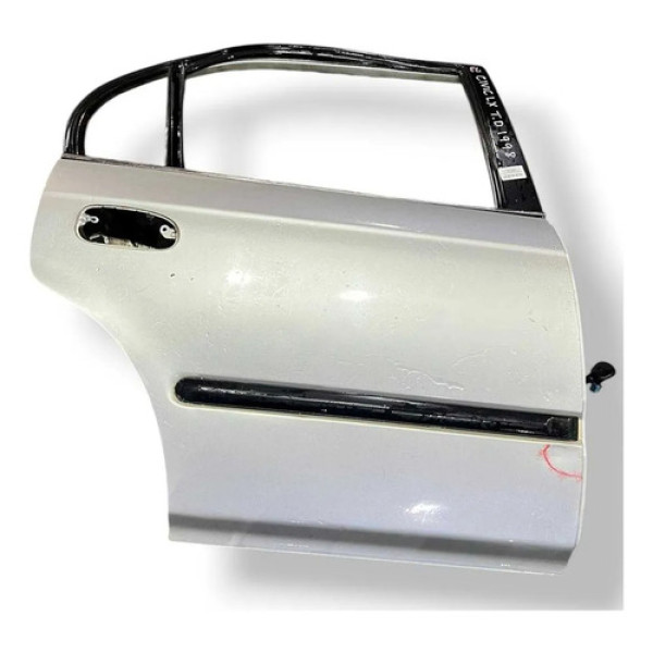 Porta Traseira Direita Honda Civic Lx 1998 1999 Com Detalhe Traseira Direito Prateado